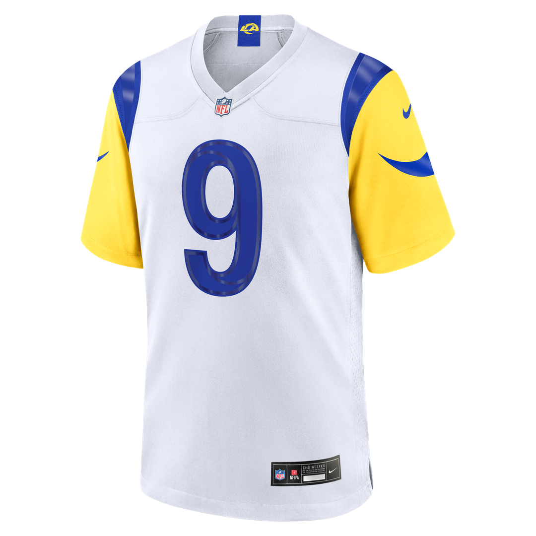 Men's Nike Los Angeles Rams Matthew Stafford White Game Player NFL Jersey