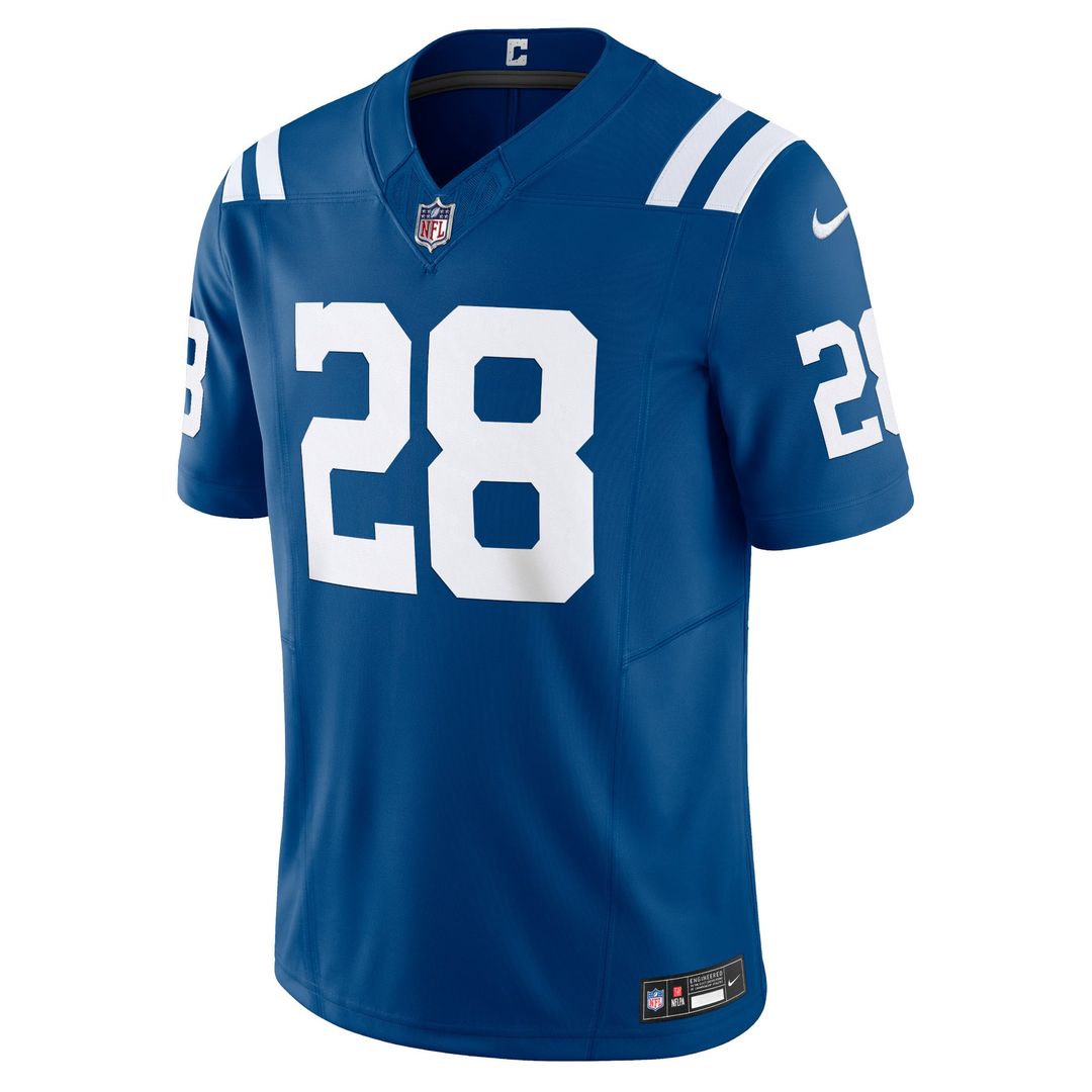 Men's Nike Indianapolis Colts Jonathan Taylor Royal Vapor F.U.S.E. Limited NFL Jersey