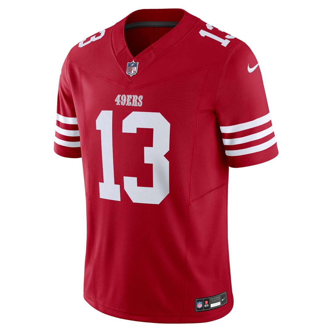Men's Nike San Francisco 49ers Brock Purdy Scarlet Vapor F.U.S.E. Limited NFL Jersey
