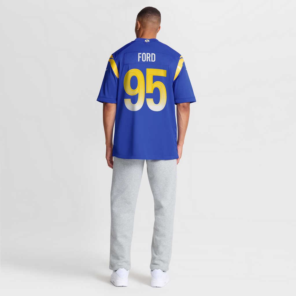 Men's Nike Los Angeles Rams Poona Ford Royal Team Game NFL Jersey