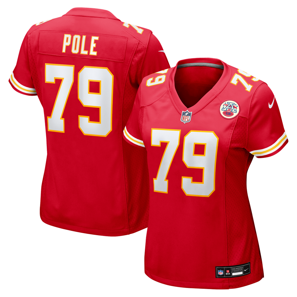 Women's Nike Kansas City Chiefs Esa Pole Red Team Game NFL Jersey