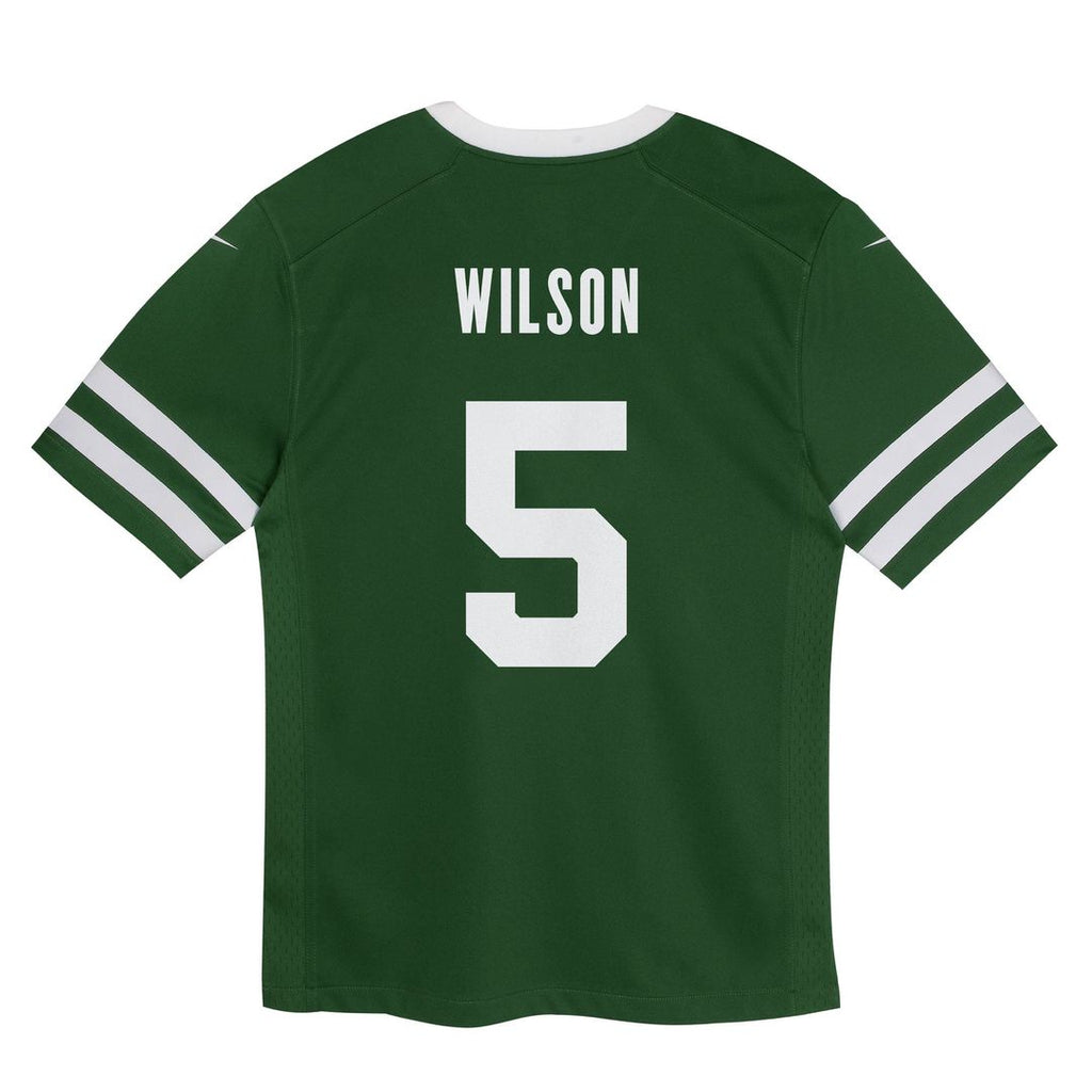 Infant Nike New York Jets Garrett Wilson Green Team Player Game NFL Jersey
