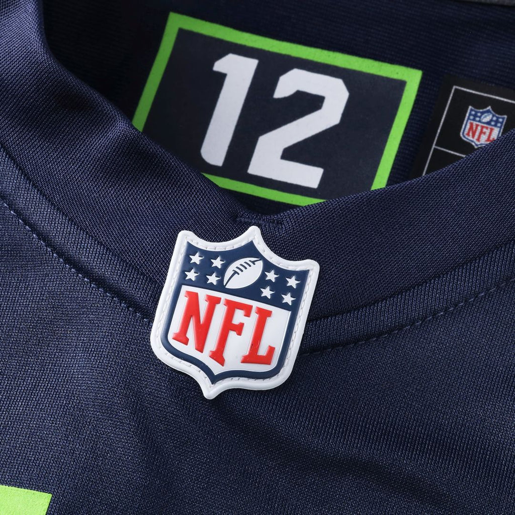 Men's Nike Seattle Seahawks Jaxon Smith-Njigba College Navy Game NFL Jersey