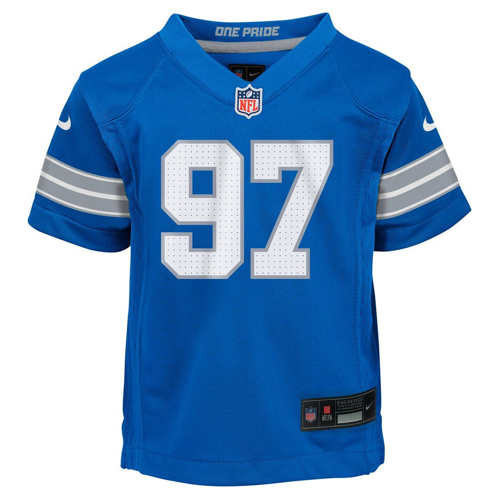 Toddler Nike Detroit Lions Aidan Hutchinson Blue Game NFL Jersey