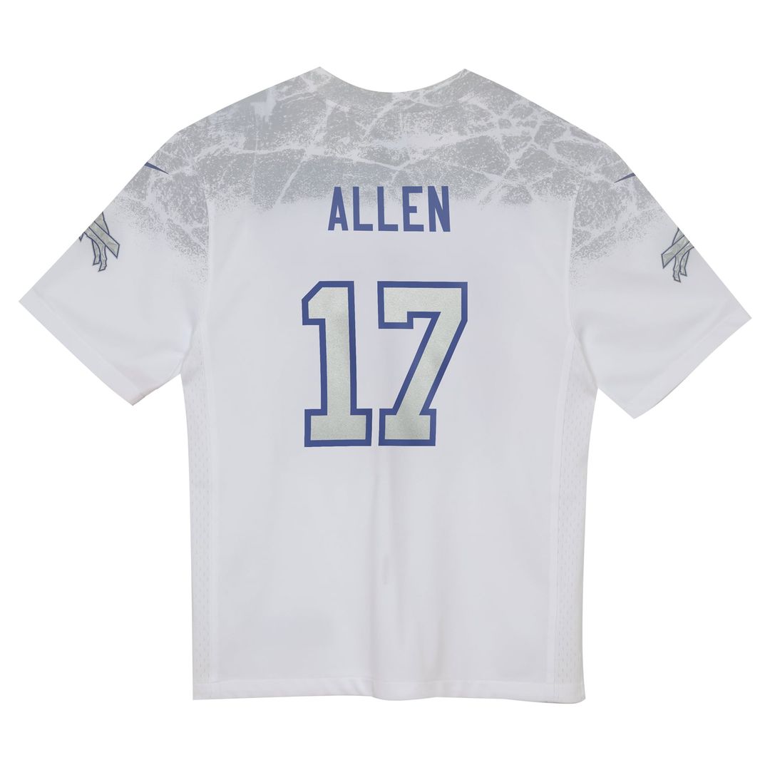 Toddler Nike Buffalo Bills Josh Allen White 2025 Rivalries Collection Game NFL Jersey