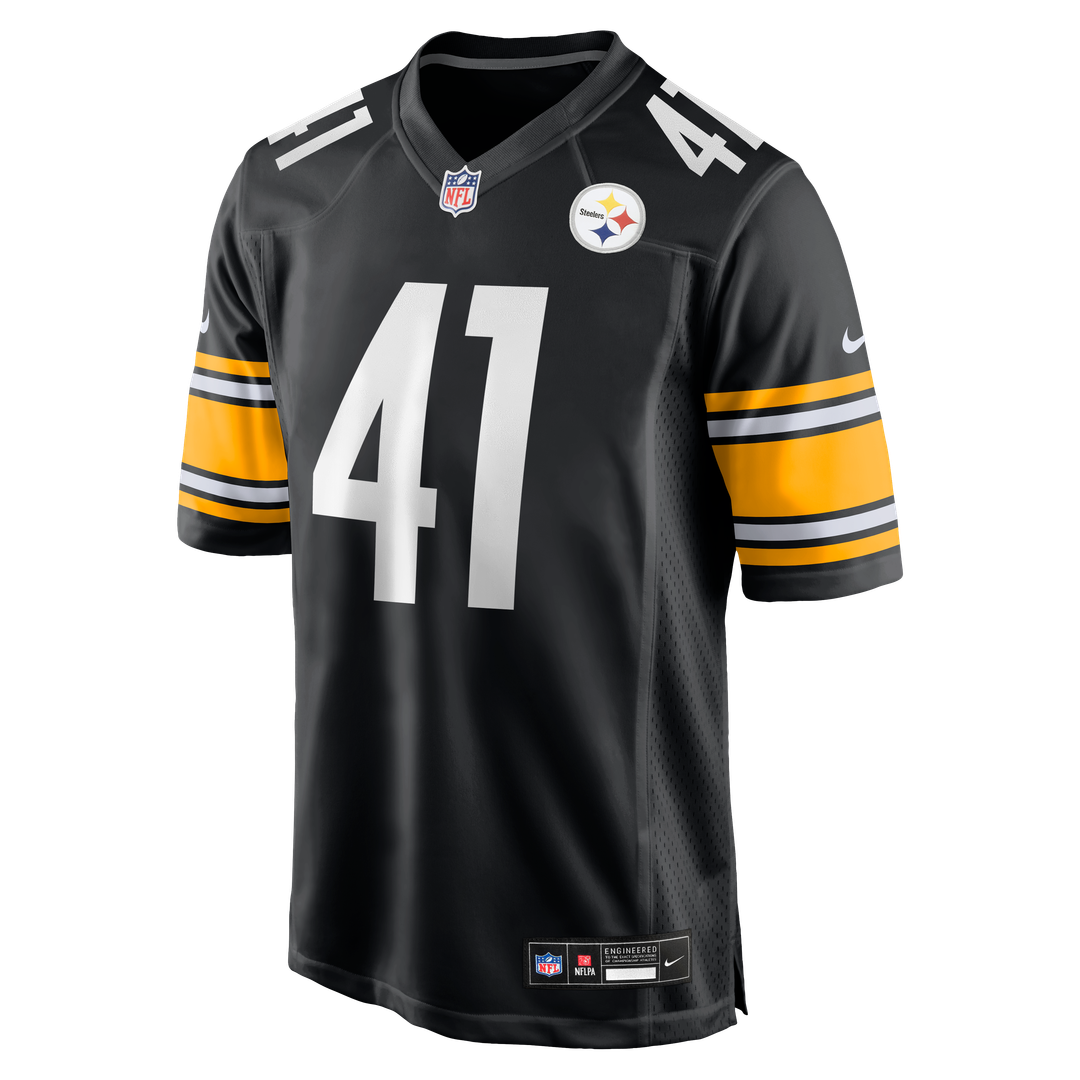 Men's Nike Pittsburgh Steelers Payton Wilson Black Game NFL Jersey