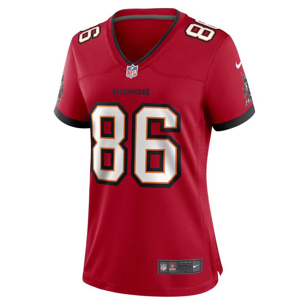 Women's Nike Tampa Bay Buccaneers Evan Deckers Red Team Game NFL Jersey