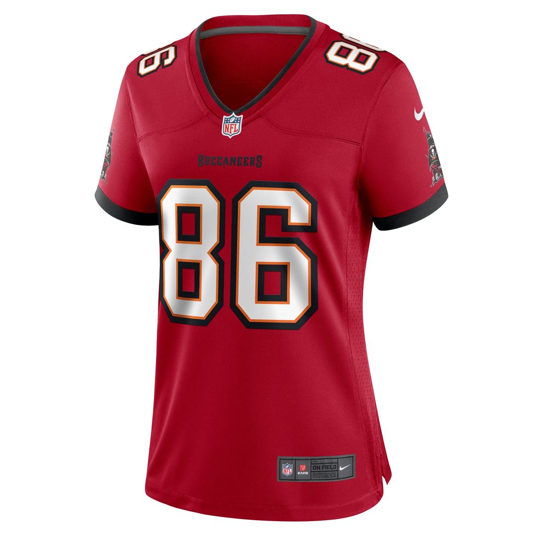 Women's Nike Tampa Bay Buccaneers Evan Deckers Red Team Game NFL Jersey