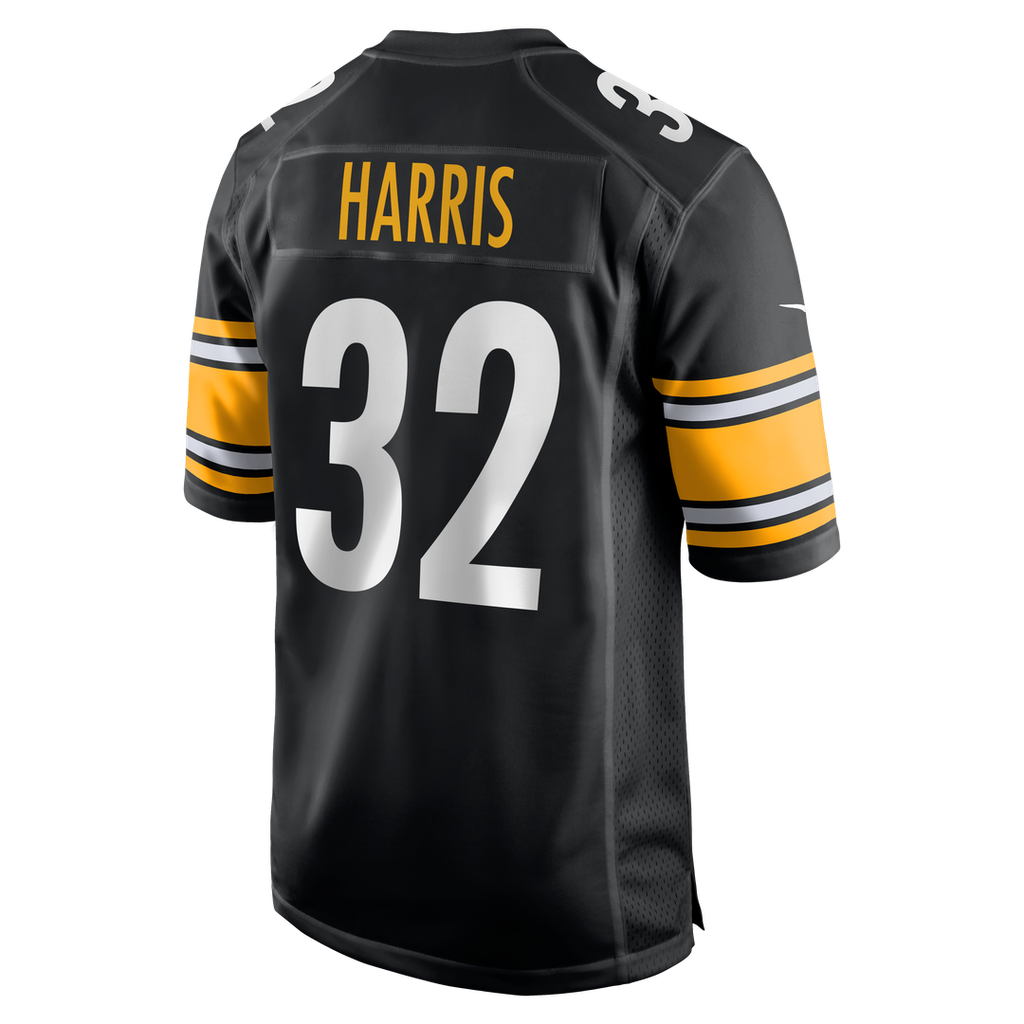 Men's Nike Pittsburgh Steelers Franco Harris Black Game Retired Player NFL Jersey