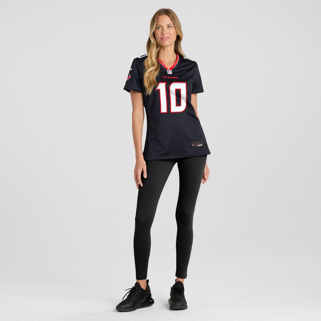 Women's Nike Houston Texans Davis Mills Navy Team Game NFL Jersey