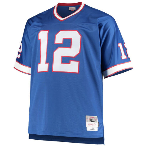Men's Big & Tall Mitchell & Ness Buffalo Bills Jim Kelly Royal 1990 Retired Player Replica NFL Jersey