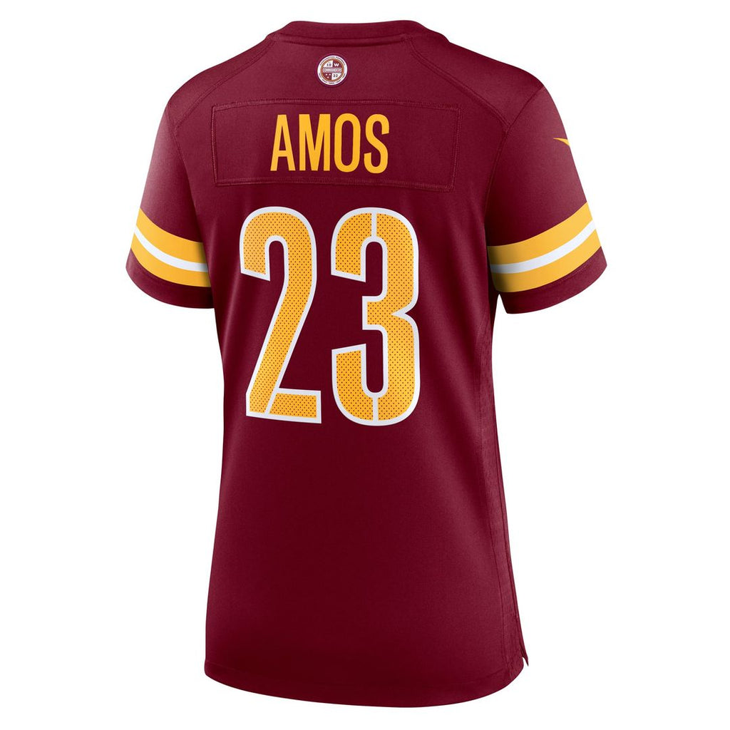 Women's Nike Washington Commanders Trey Amos Burgundy Team Game NFL Jersey