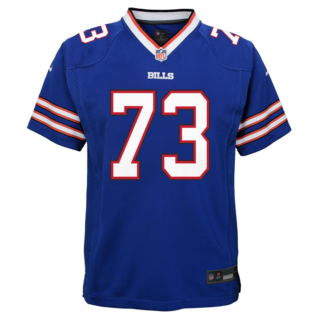 Youth Nike Buffalo Bills Dion Dawkins Royal Team Game NFL Jersey