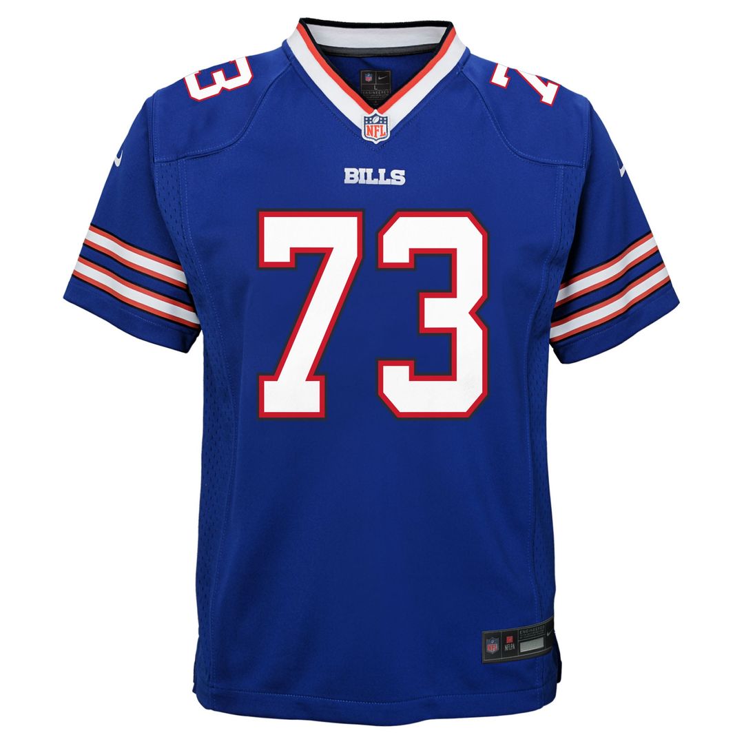 Youth Nike Buffalo Bills Dion Dawkins Royal Team Game NFL Jersey