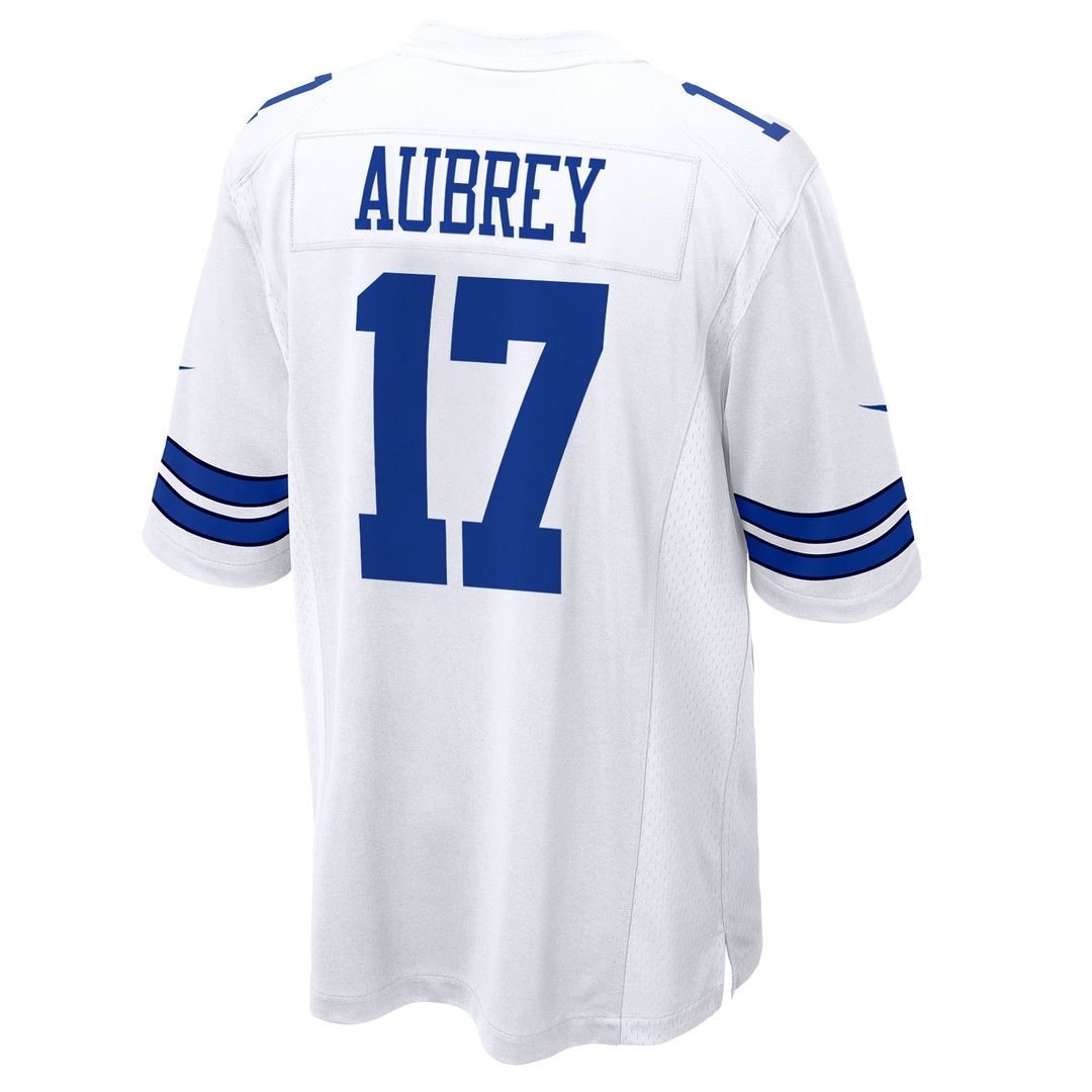Men's Nike Dallas Cowboys Brandon Aubrey Navy Team Game NFL Jersey