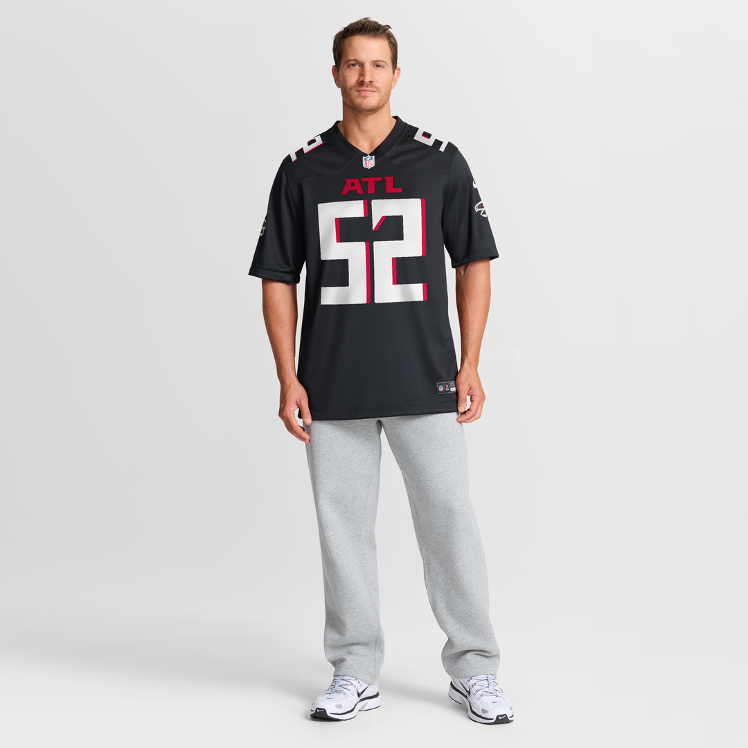Men's Nike Atlanta Falcons Jovaughn Gwyn Black Team Game NFL Jersey