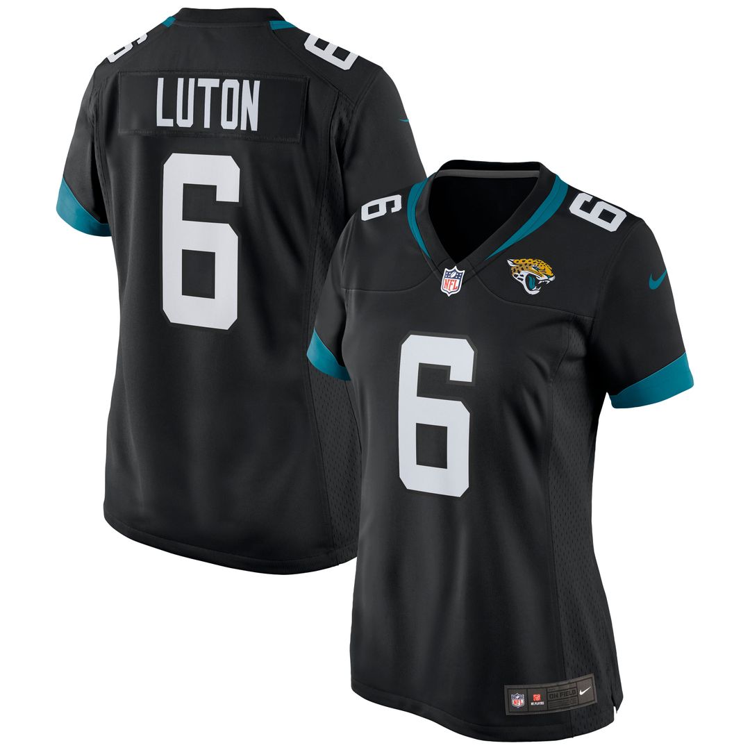 Women's Nike Jacksonville Jaguars Jake Luton Black Game NFL Jersey