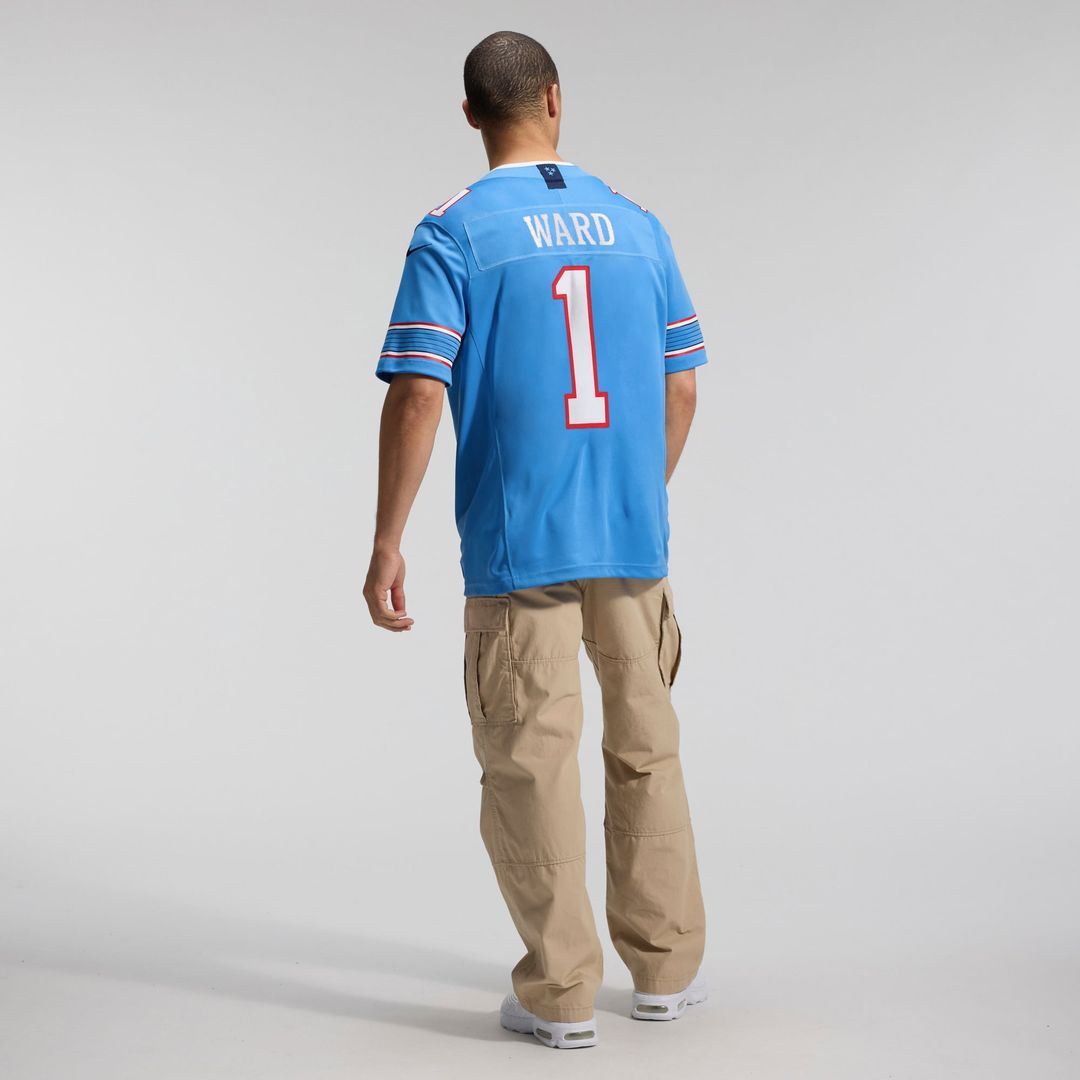 Men's Nike Tennessee Titans Cameron Ward White Vapor F.U.S.E. Stitched Limited NFL Jersey