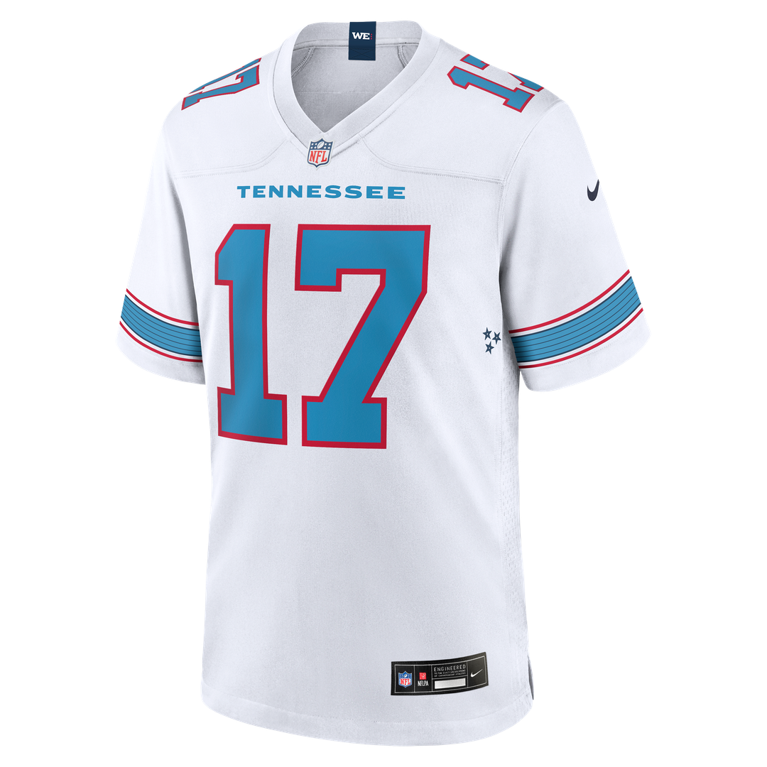 Men's Nike Tennessee Titans Chimere Dike Light Blue Team Game NFL Jersey