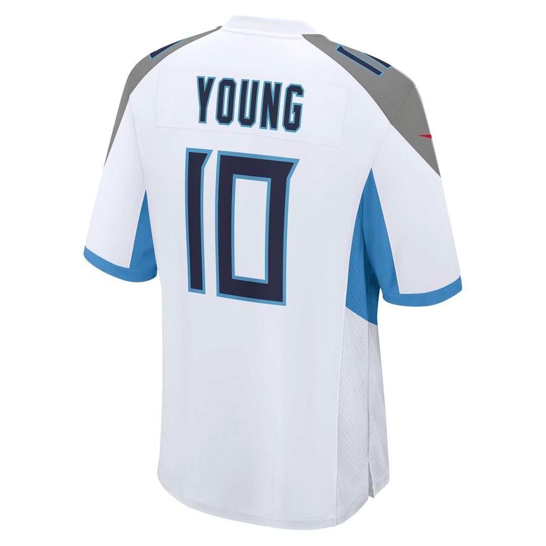 Men's Nike Tennessee Titans Vince Young White Retired Player Game NFL Jersey
