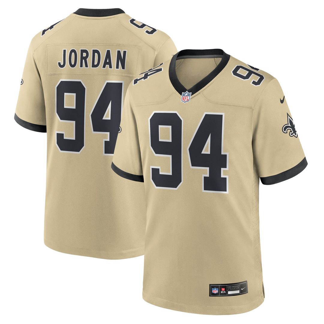 Men's Nike New Orleans Saints Cameron Jordan Black Game NFL Jersey