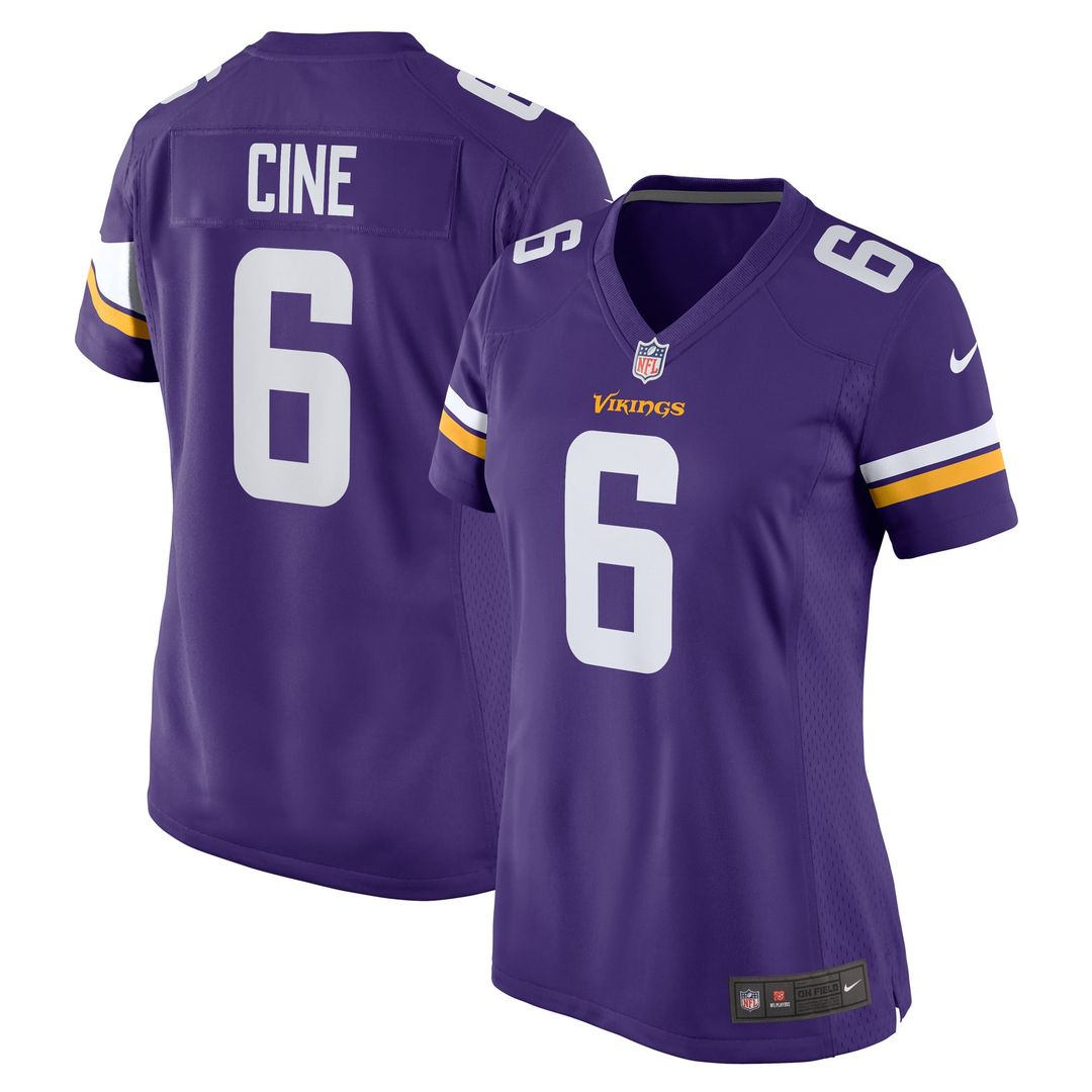 Women's Nike Minnesota Vikings Lewis Cine Purple Game Player NFL Jersey