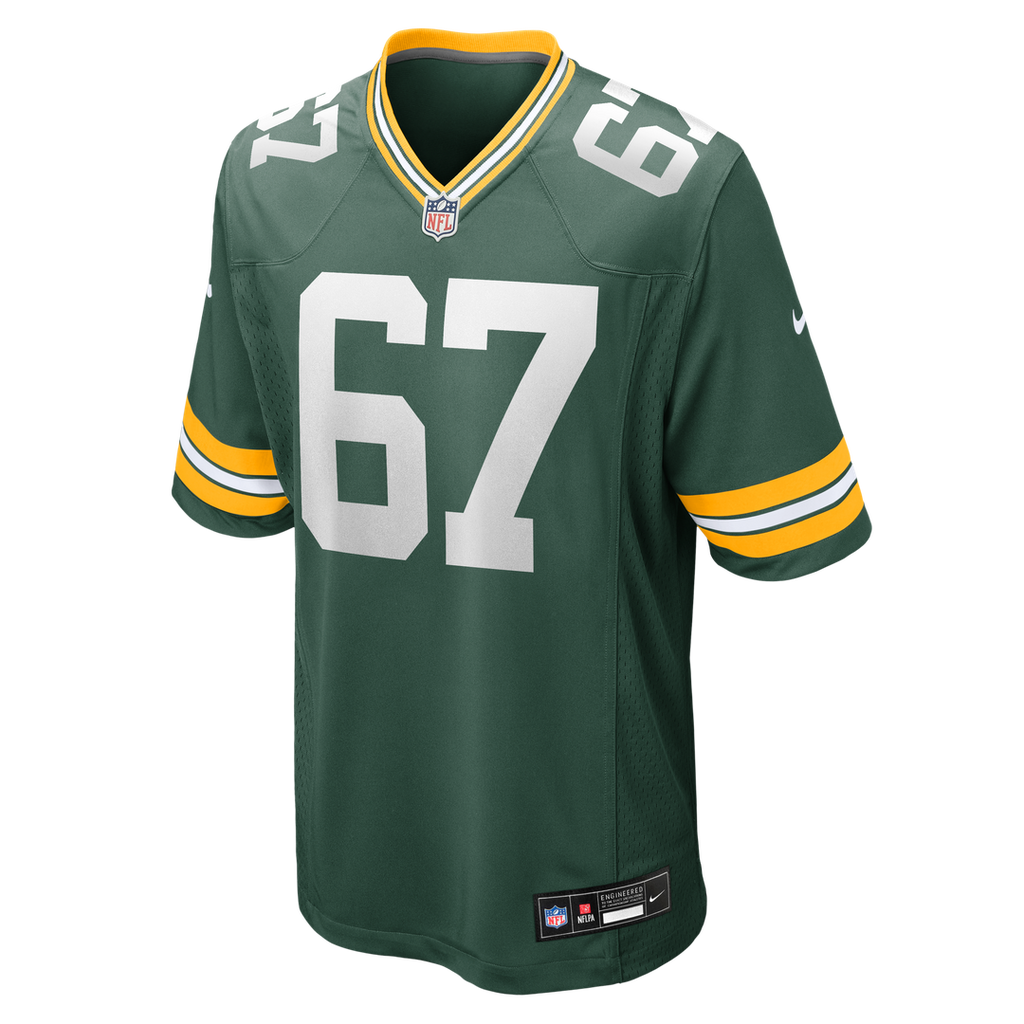 Men's Nike Green Bay Packers Donovan Jennings Green Team Game NFL Jersey