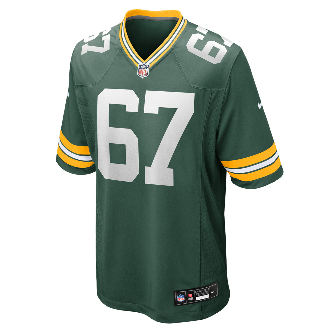 Men's Nike Green Bay Packers Donovan Jennings Green Team Game NFL Jersey