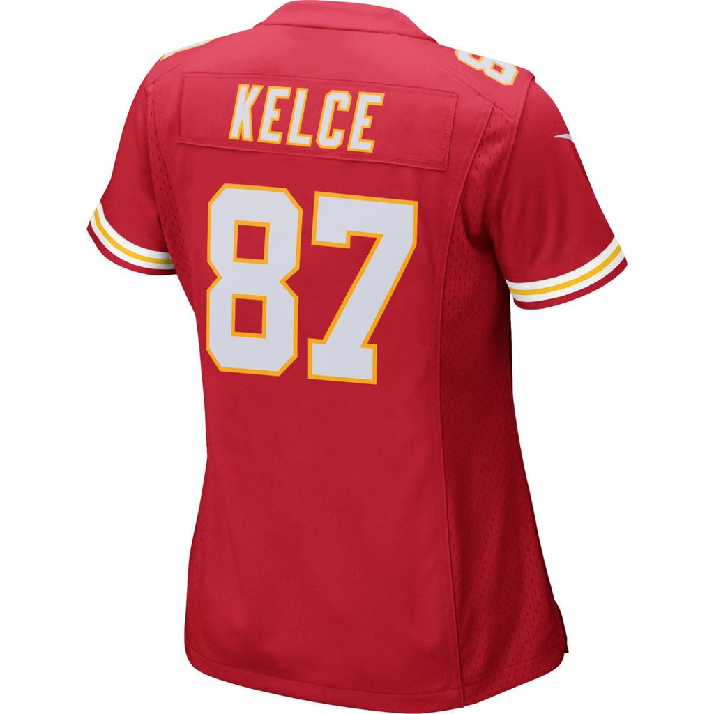 Women's Nike Kansas City Chiefs Travis Kelce Red Game NFL Jersey