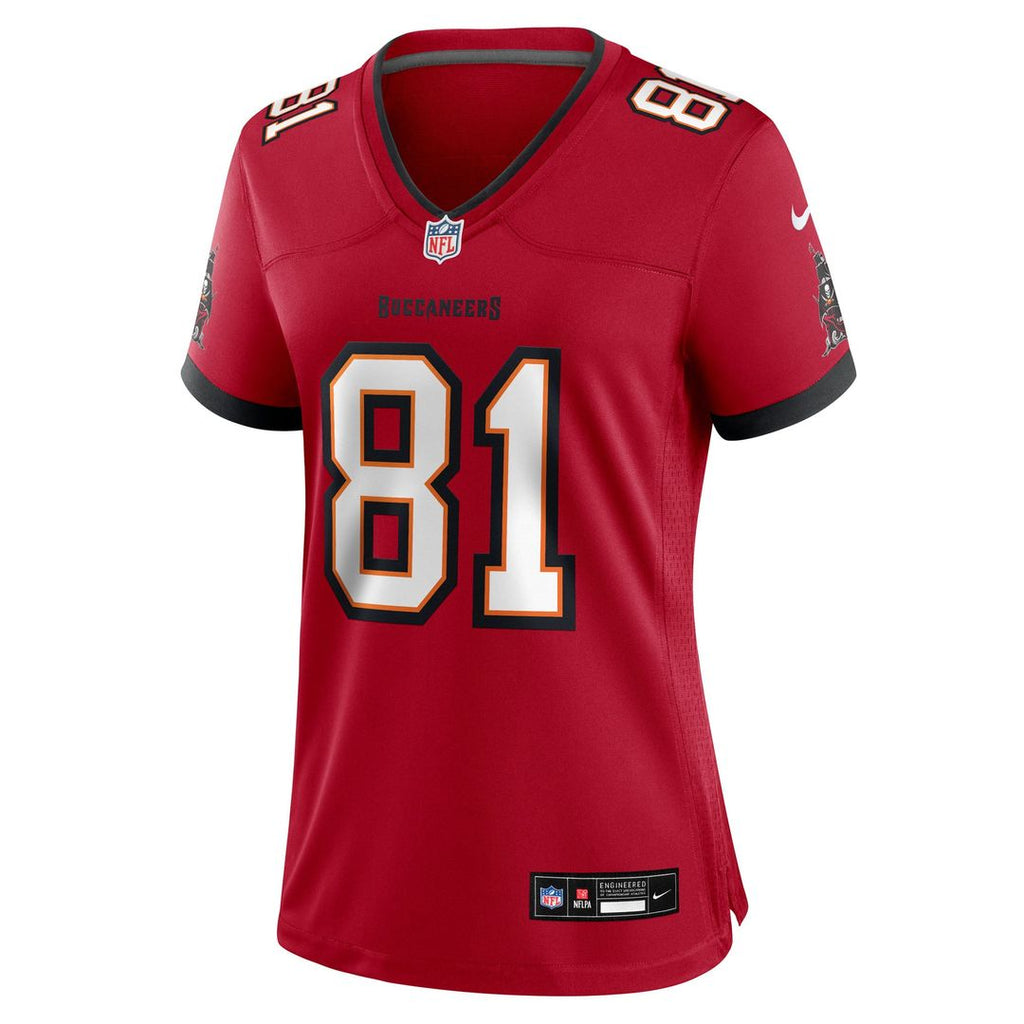 Women's Nike Tampa Bay Buccaneers Ryan Miller Red Team Game NFL Jersey