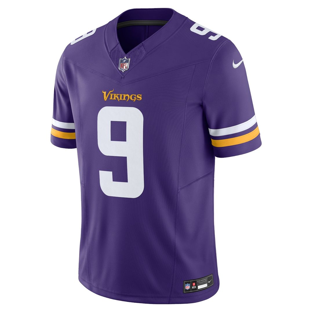 Men's Nike Minnesota Vikings J.J. McCarthy Purple Vapor F.U.S.E. Limited NFL Jersey