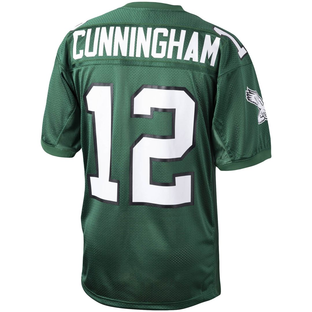 Men's Mitchell & Ness Philadelphia Eagles Randall Cunningham Green 1992 Authentic Throwback Retired Player NFL Jersey