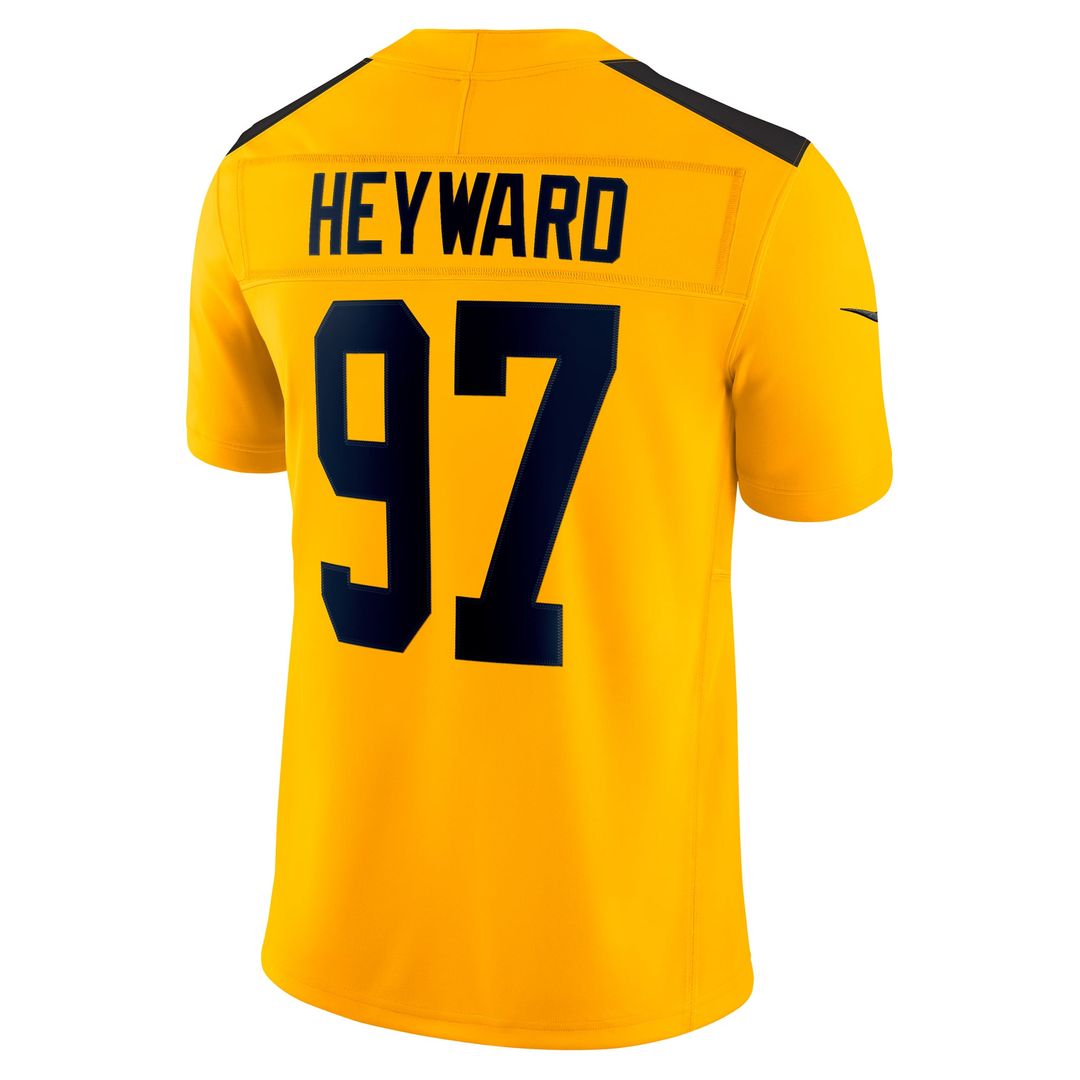 Men's Nike Pittsburgh Steelers Cameron Heyward Gold Alternate Vapor F.U.S.E. Limited NFL Jersey