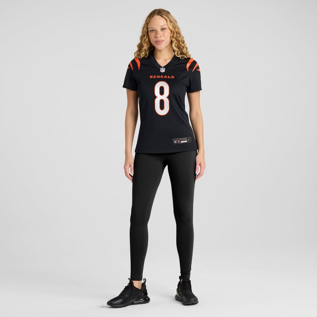 Women's Nike Cincinnati Bengals Ryan Rehkow Black Game NFL Jersey