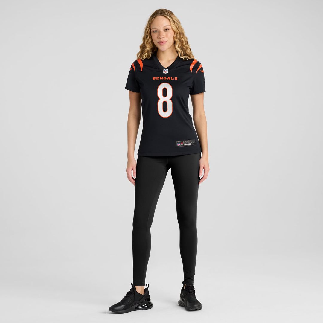 Women's Nike Cincinnati Bengals Ryan Rehkow Black Game NFL Jersey
