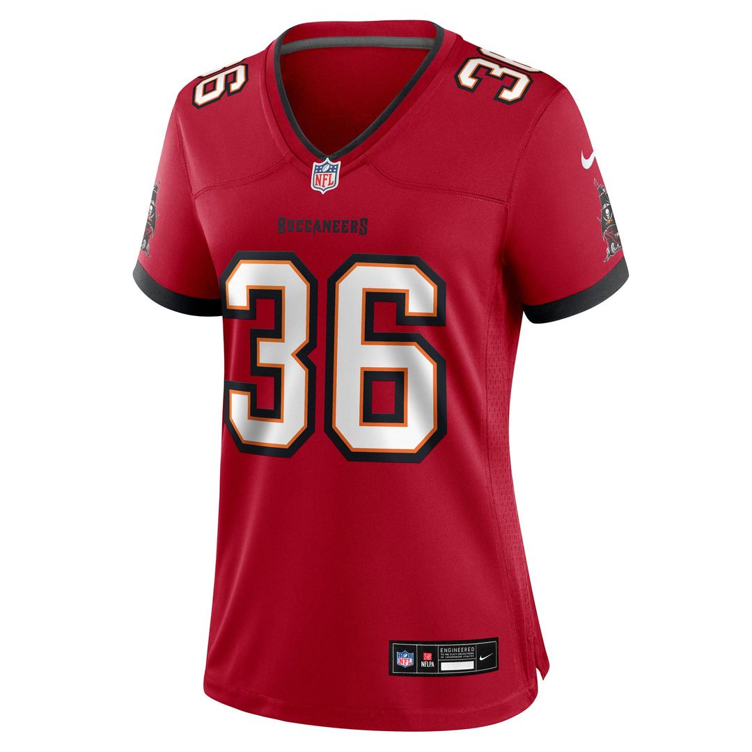 Women's Nike Tampa Bay Buccaneers JJ Roberts Red Team Game NFL Jersey