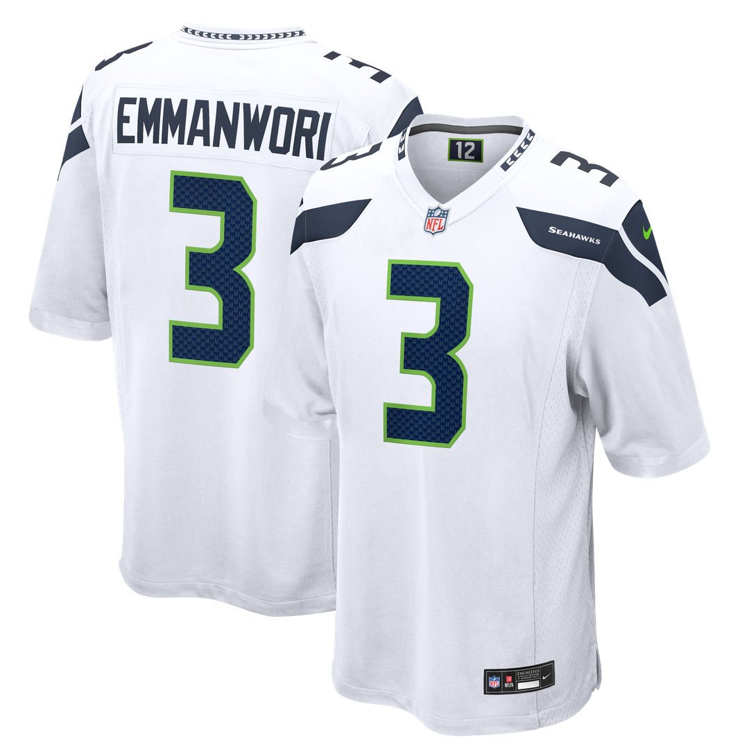 Men's Nike Seattle Seahawks Nick Emmanwori College Navy Team Game NFL Jersey