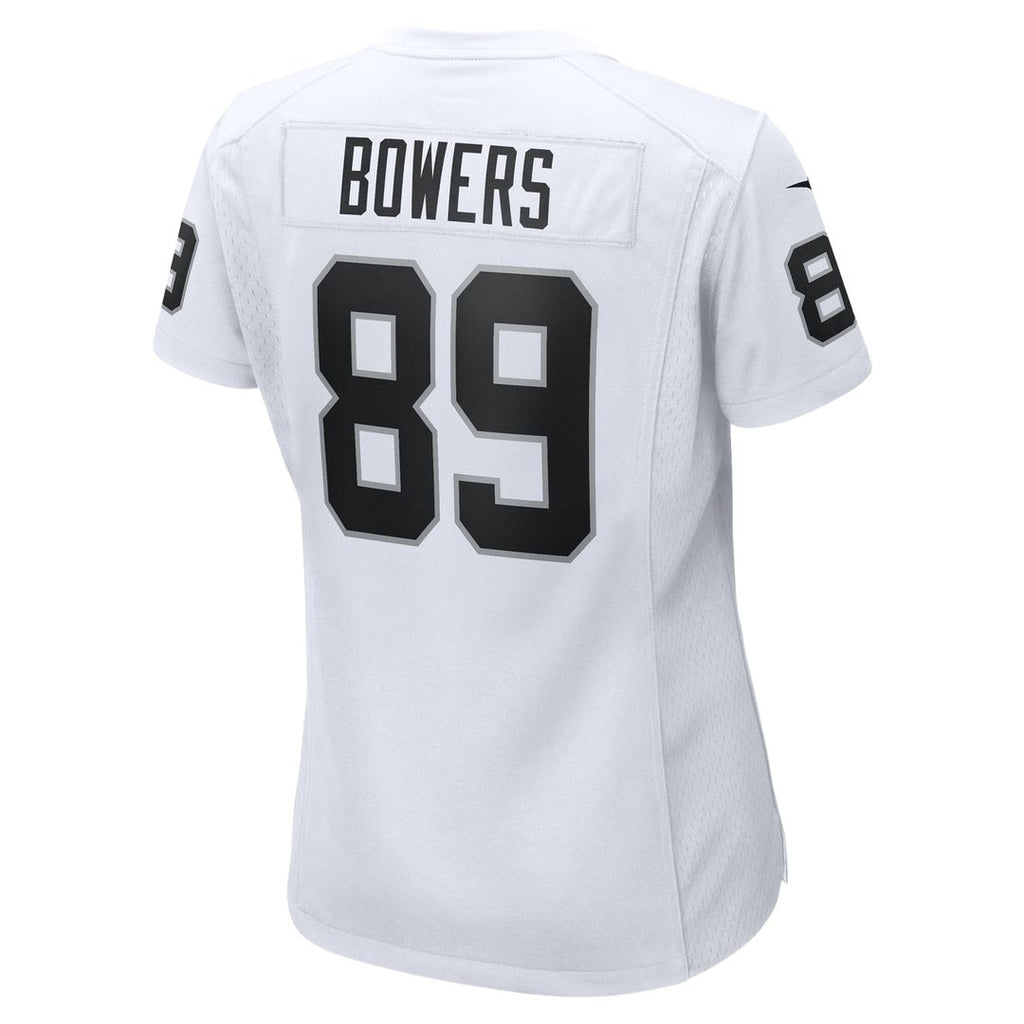 Women's Nike Las Vegas Raiders Brock Bowers White Game NFL Jersey