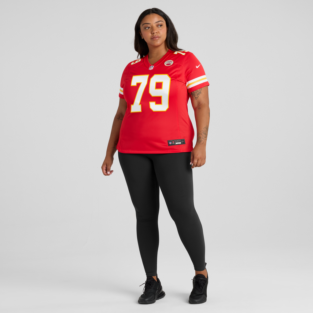 Women's Nike Kansas City Chiefs Esa Pole Red Team Game NFL Jersey