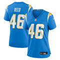 Women's Nike Los Angeles Chargers Nikko Reed Powder Blue Team Game NFL Jersey
