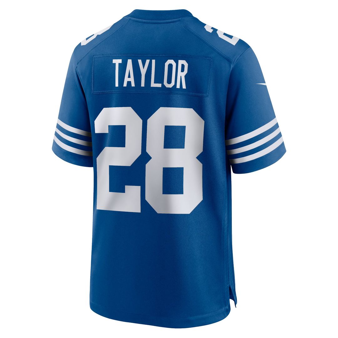 Men's Nike Indianapolis Colts Jonathan Taylor Royal Alternate Game NFL Jersey