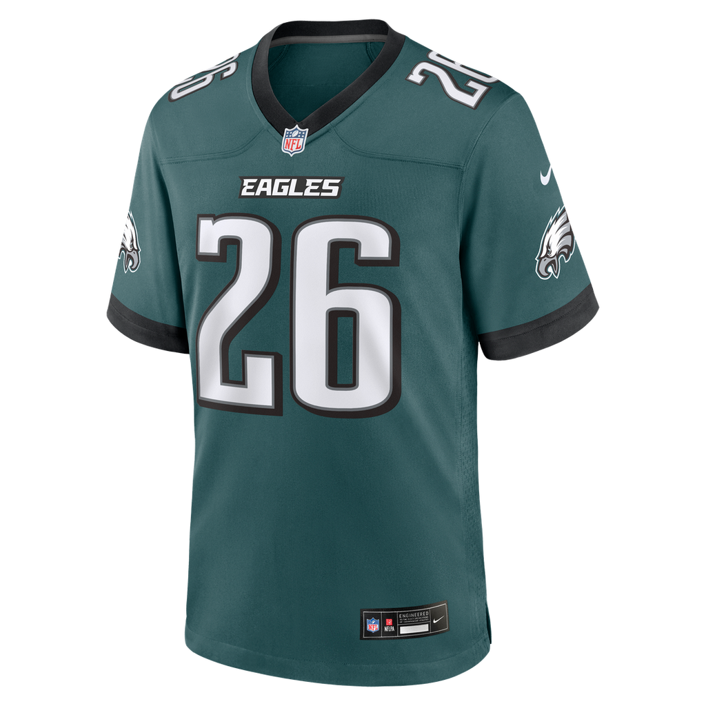 Men's Nike Philadelphia Eagles Saquon Barkley Kelly Green Alternate Game NFL Jersey