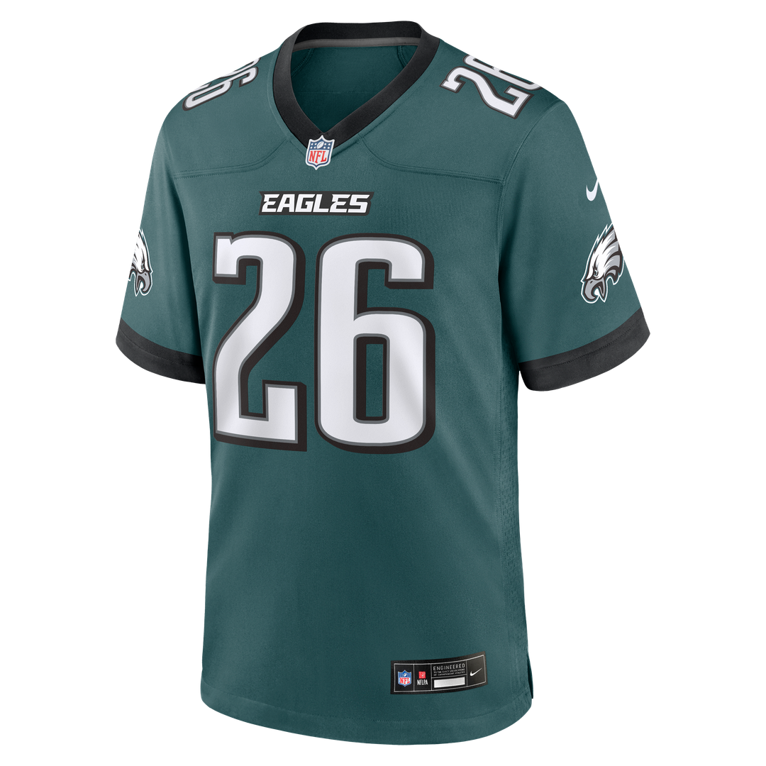 Men's Nike Philadelphia Eagles Saquon Barkley Kelly Green Alternate Game NFL Jersey