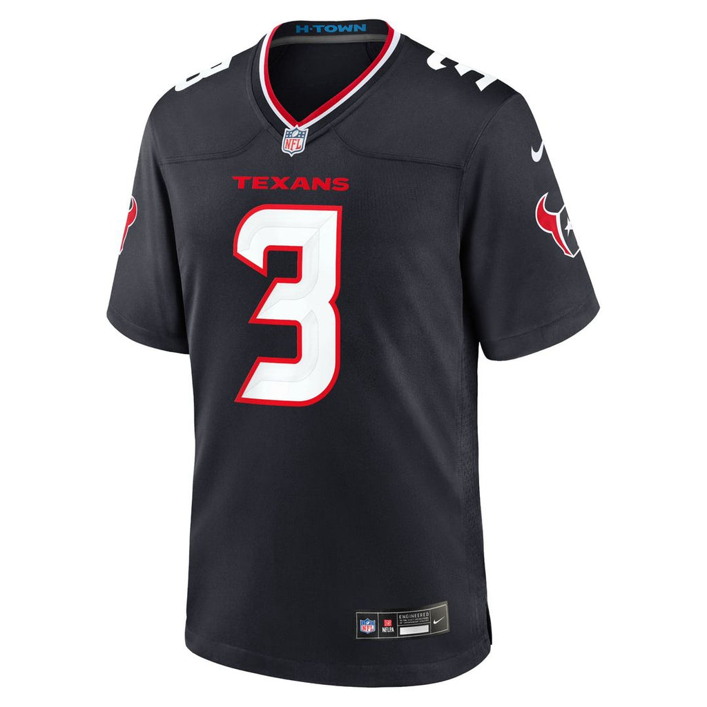 Men's Nike Houston Texans Tank Dell Navy Game NFL Jersey