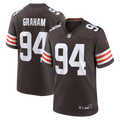 Men's Nike Cleveland Browns Mason Graham Brown Game NFL Jersey