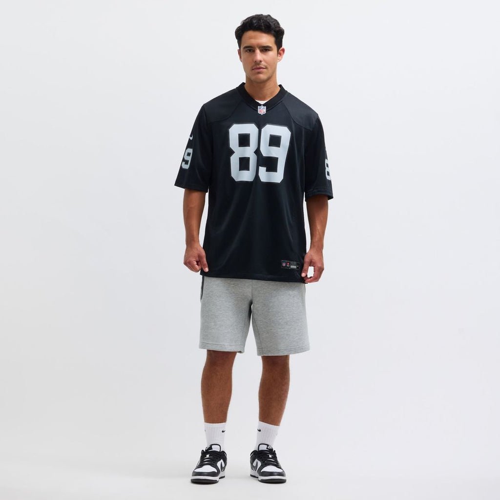 Men's Nike Las Vegas Raiders Brock Bowers Black Player Game NFL Jersey