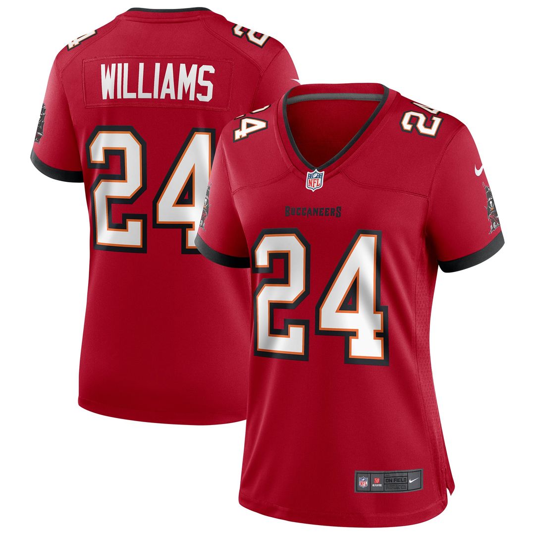 Women's Nike Tampa Bay Buccaneers Cadillac Williams Red Game Retired Player NFL Jersey