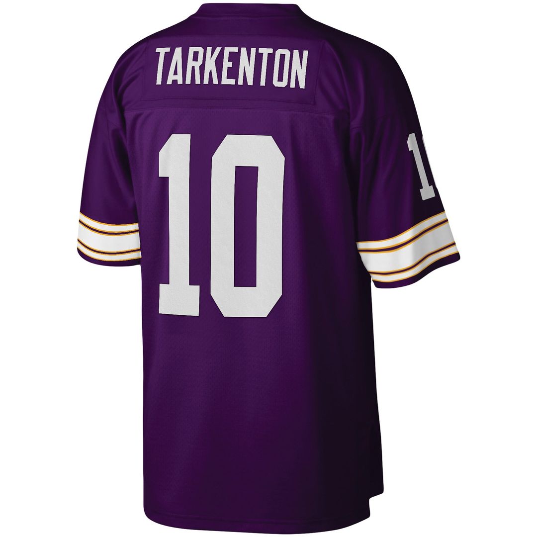Men's Mitchell & Ness Minnesota Vikings Fran Tarkenton Purple Legacy Replica NFL Jersey