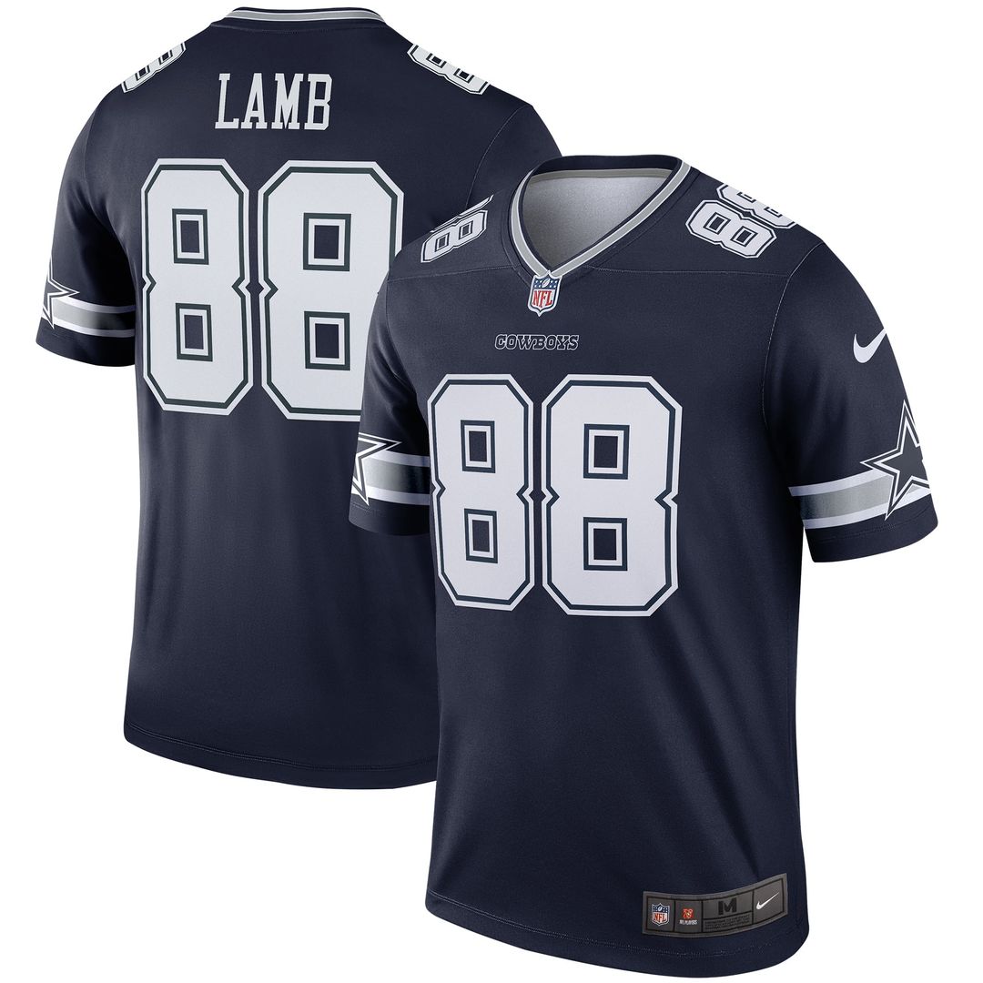 Men's Nike Dallas Cowboys CeeDee Lamb White Legend Player NFL Performance Top