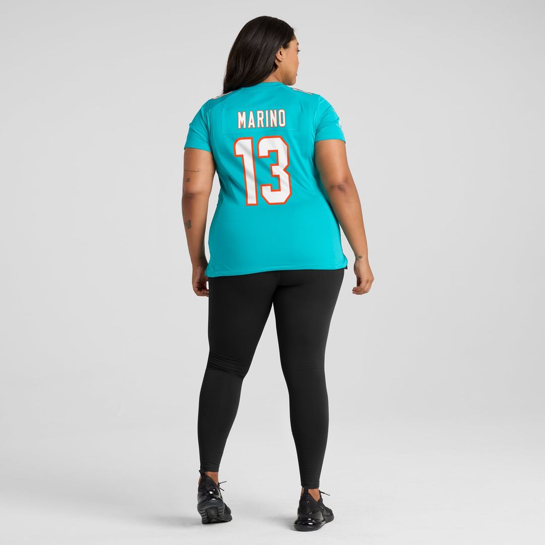 Women's Nike Miami Dolphins Dan Marino Aqua Game Retired Player NFL Jersey